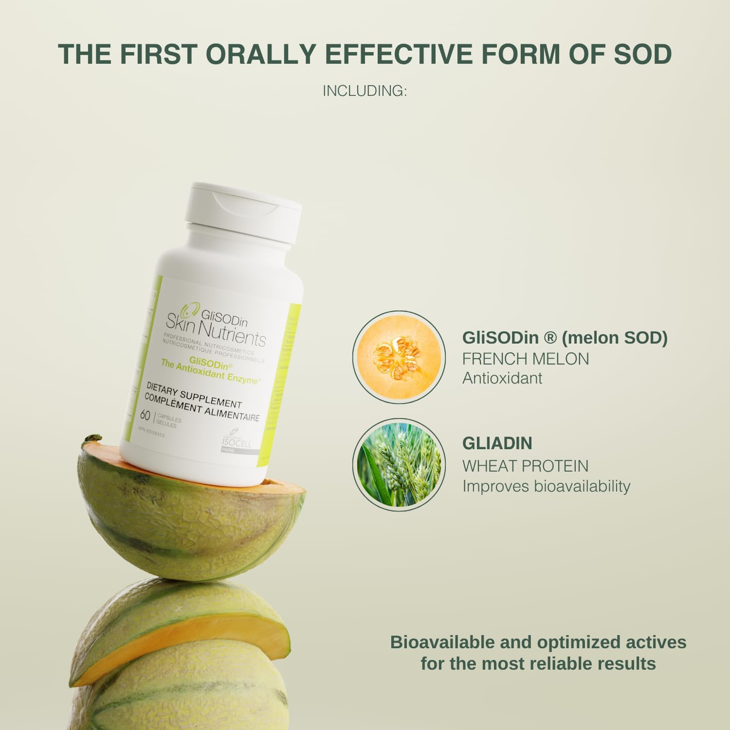GliSODin The Antioxidant Enzyme Formula 60 caps