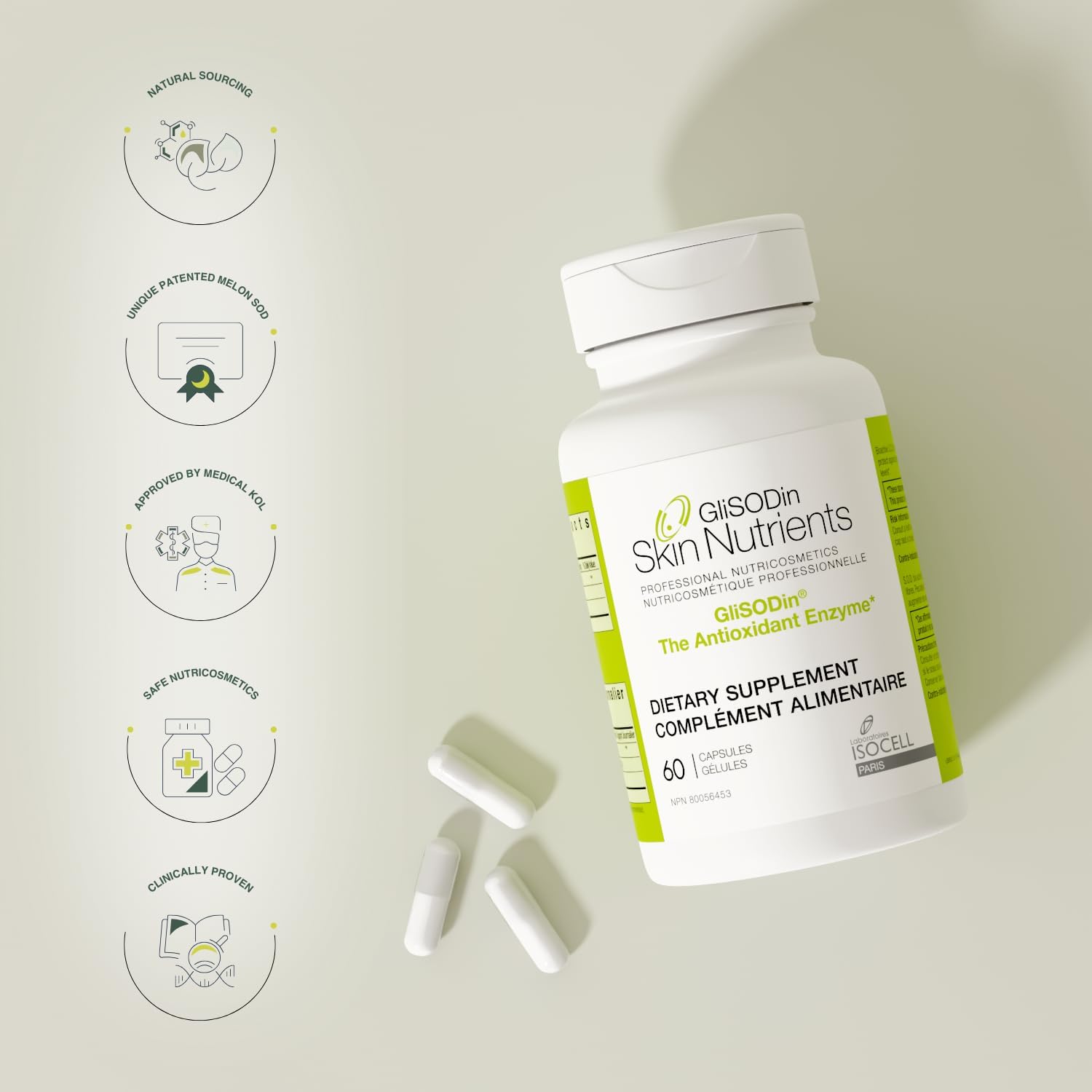 GliSODin The Antioxidant Enzyme Formula 60 caps