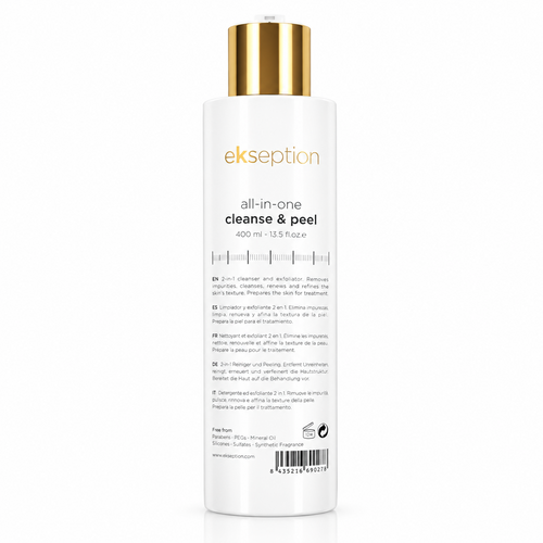All-in-one cleanse & peel. 400ml /13.5 fl.oz   - Cleansers