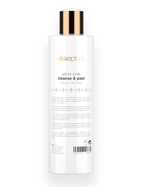 All-in-one cleanse & peel. 400ml /13.5 fl.oz   - Cleansers