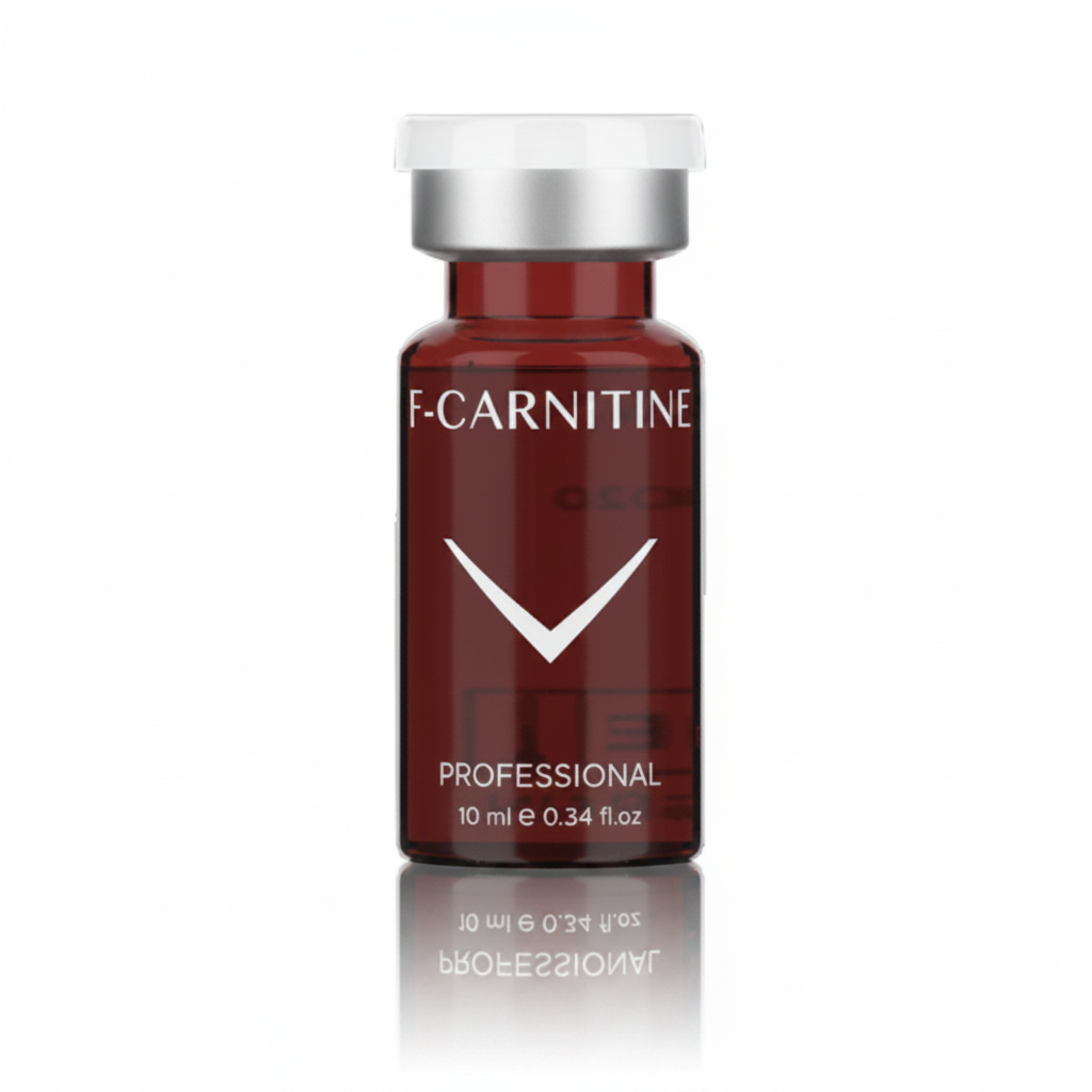F-CARNITINE L-Carnitine Body Smoothing Solution of 5 vials x 10 ml (1.69 fl. oz.)