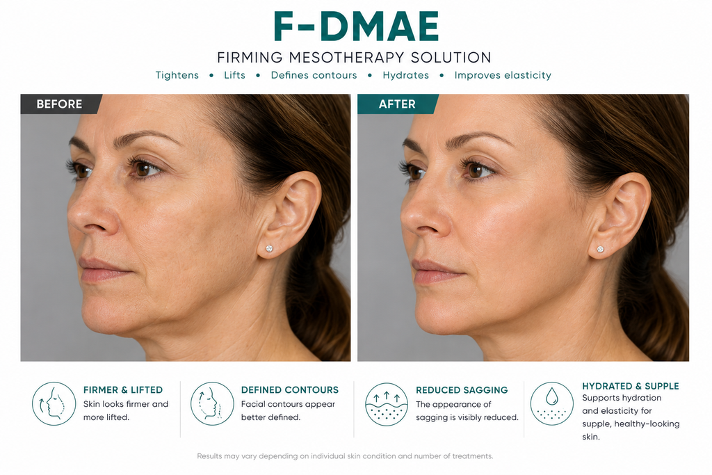 F-DMAE Firming & Lifting-Effect Solution of 5 vials x 10 ml (1.69 fl. oz.)