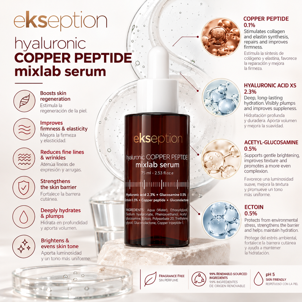 Hyaluronic COPPER Peptide 75 ml 2.5 fl.oz