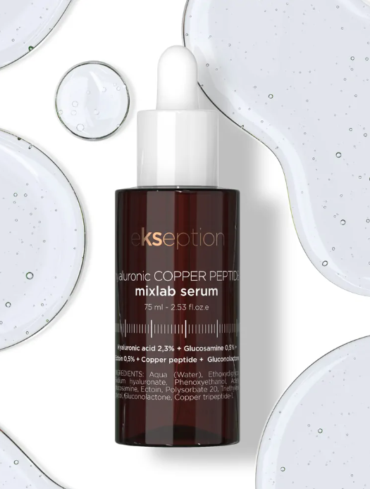 Hyaluronic COPPER PEPTIDE mixlab serum | 30 ml glass bottle |  Mixlab serums