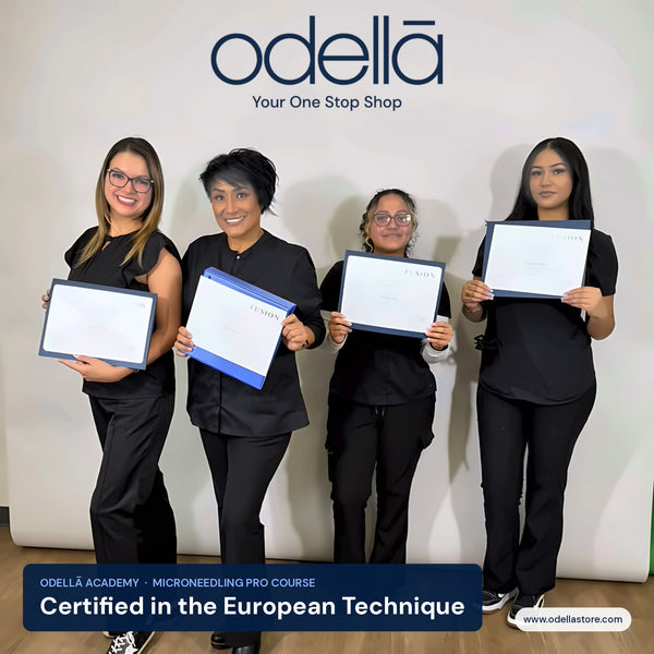 Odellā Academy microneedling training for licensed estheticians